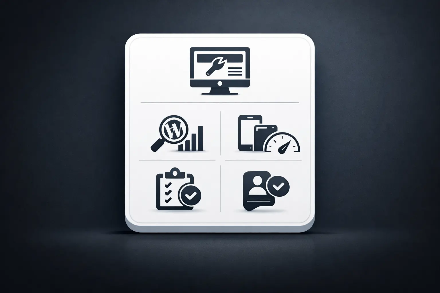 WordPress website pricing for contractors including SEO and service pages