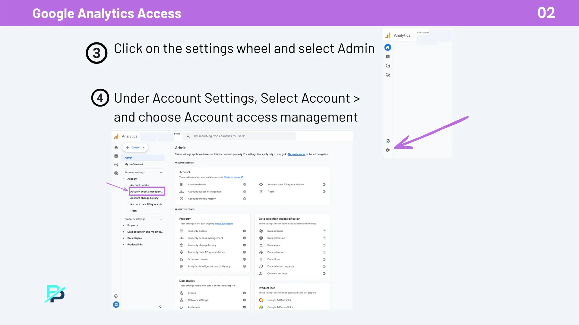 GA4 image of how to add a user